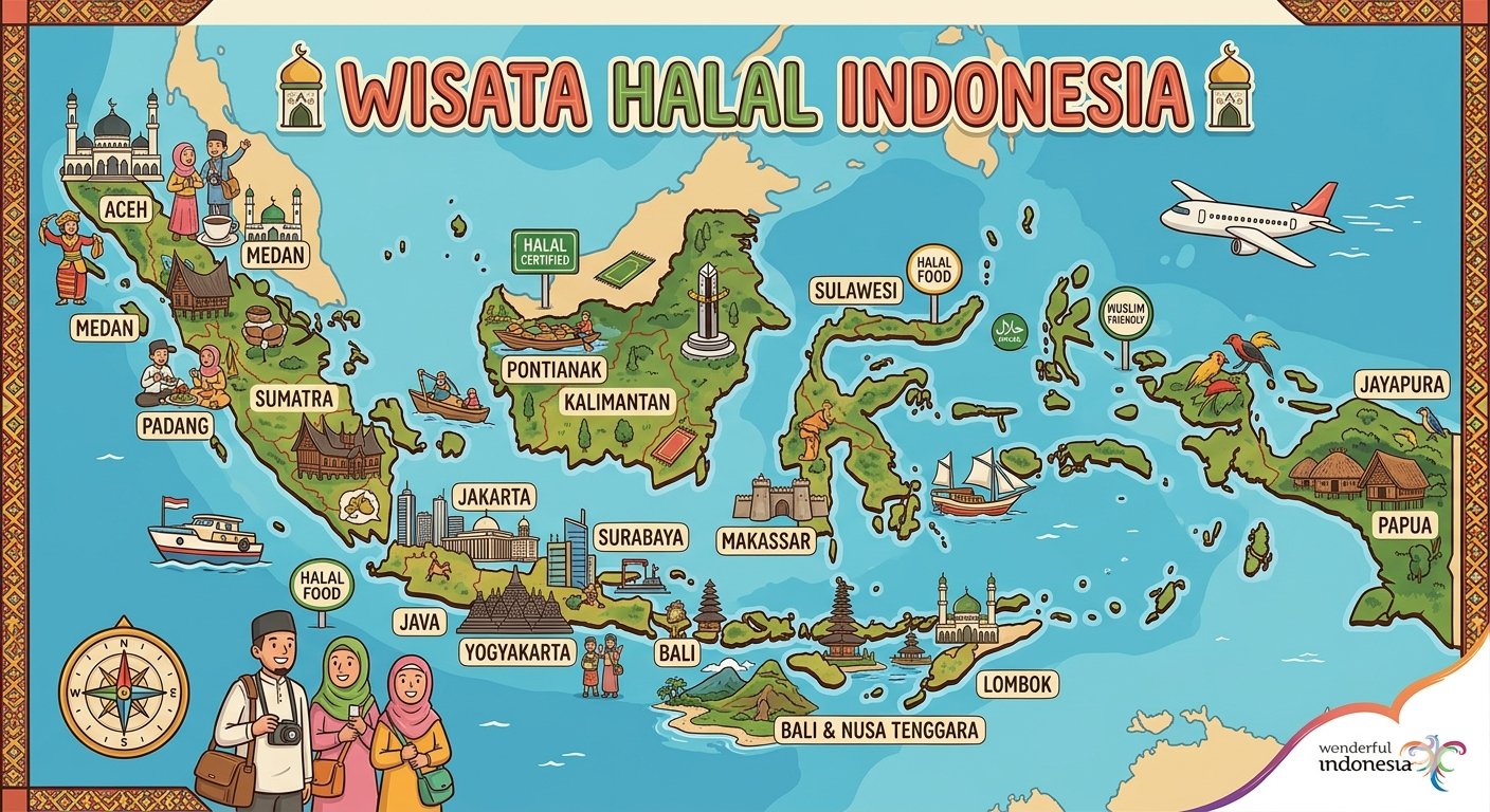 Wisata Halal Indonesia.