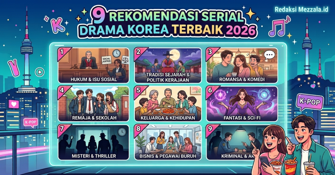 Redaksi Mezzala - Rekomendasi Drama Korea Terbaik 2026 - Drakor Terbaik 2026 - Genre Drama Korea - Genre Film
