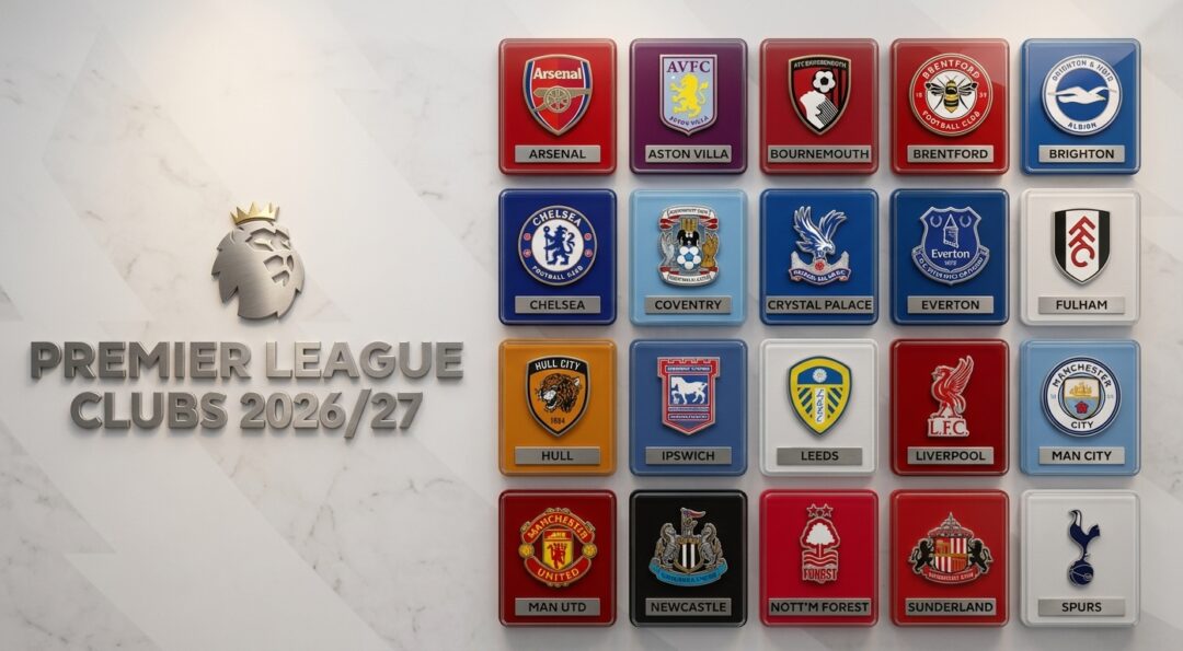 English Premier League 2026-2027 All Teams - EPL 2026-2027 - FPL Fantasy Premier League - Spurs - Tottenham Hotspur - De Zerbi